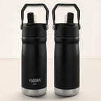 Garrafa Térmica Hiddra 550mL com Canudo  | Preto