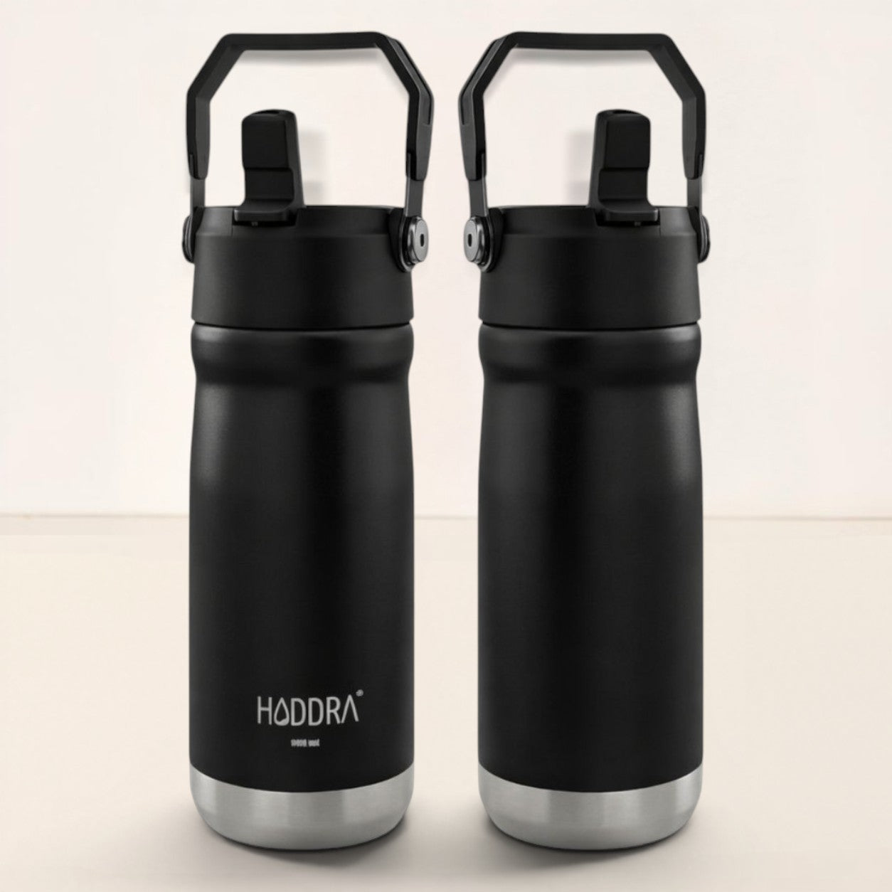 Garrafa Térmica Hiddra 550mL com Canudo  | Preto