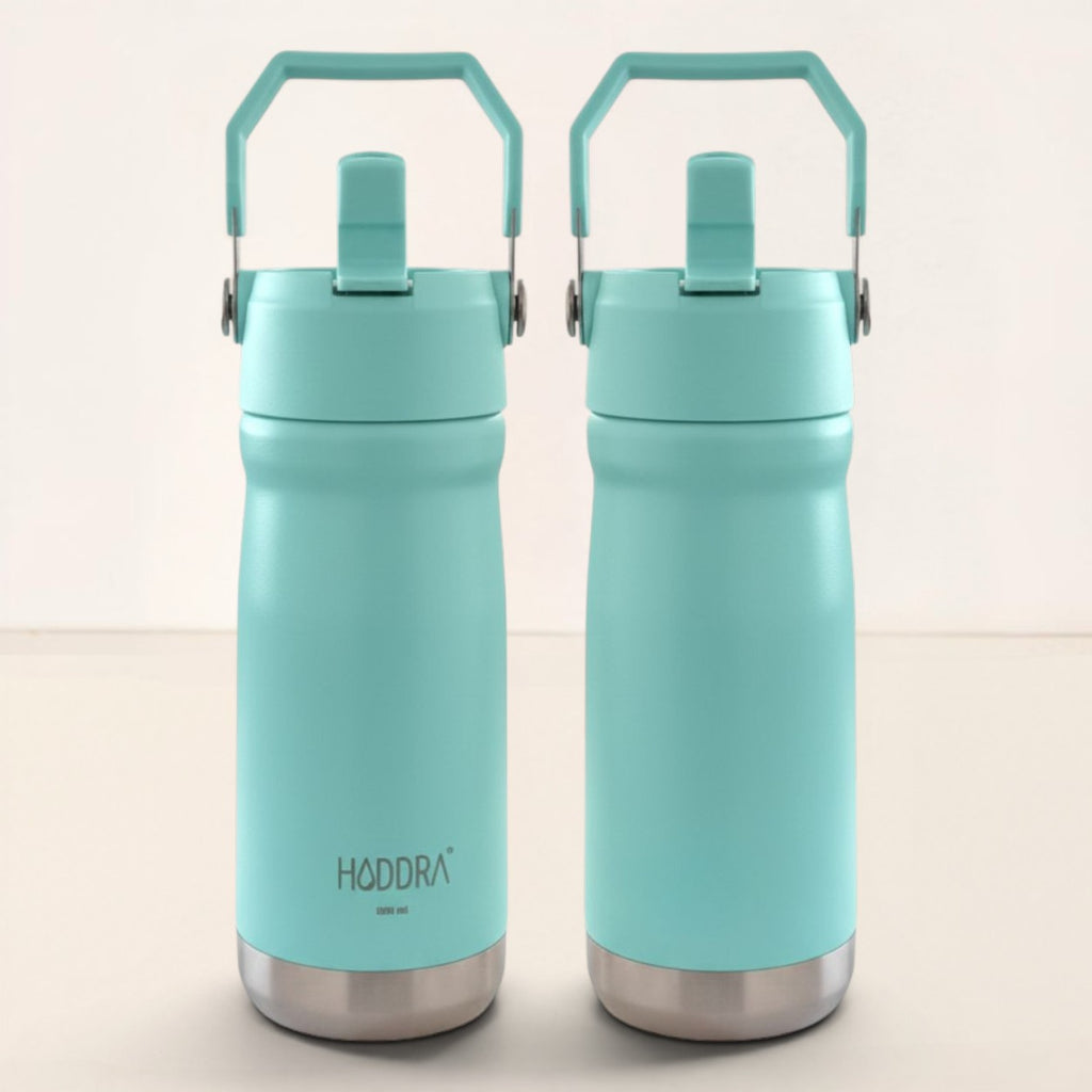 Garrafa Térmica Hiddra 550mL com Canudo  | Turquesa