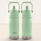 Garrafa Térmica Hiddra 550mL com Canudo  | Verde Claro