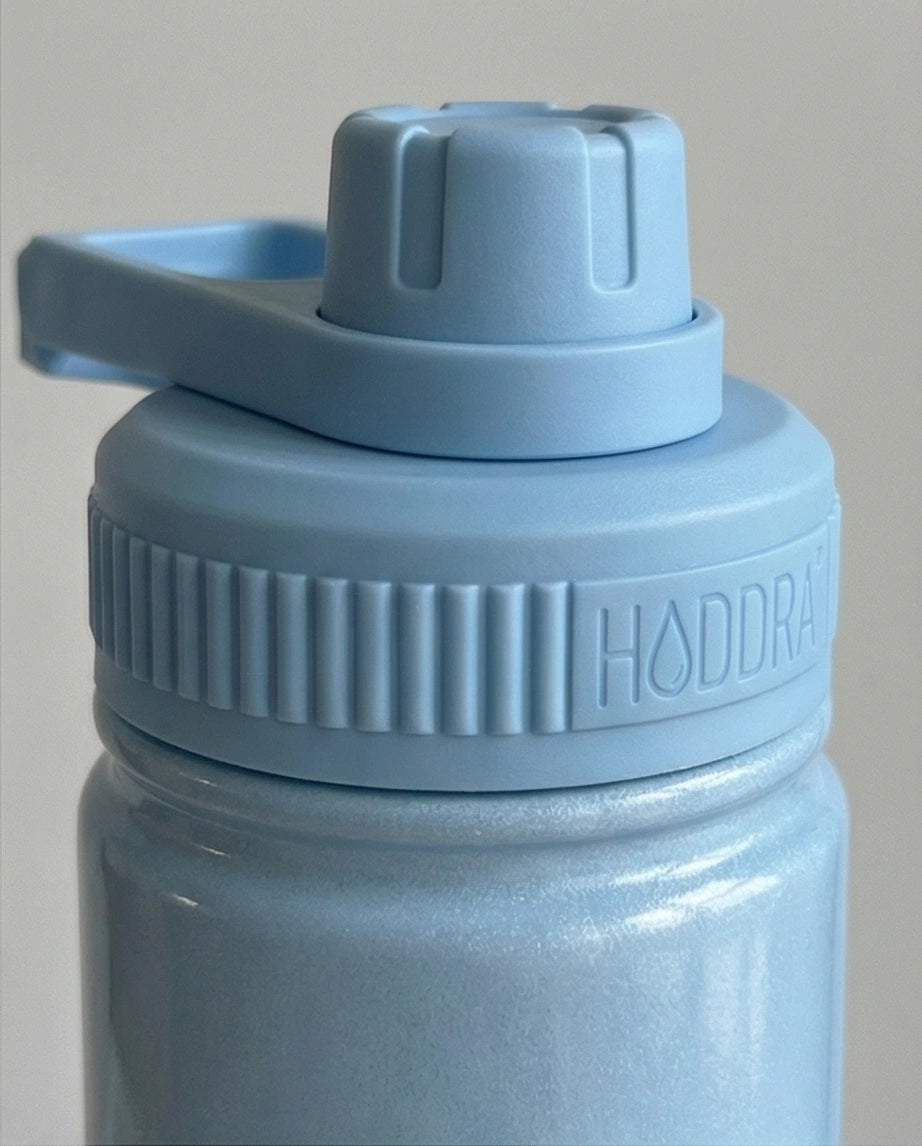 Garrafa Térmica Hiddra Perolada - 600ml Azul Claro