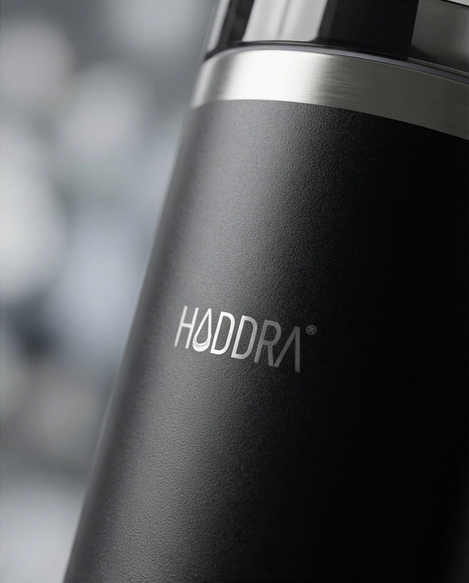 Copo Térmico com Canudo INOX Hiddra 1200ml - Preto