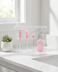 Kit Viagem com 6 Peças + Necessaire - Rosa
