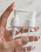 Kit Viagem Com 6 Peças + Necessaire Ziplock - Branco