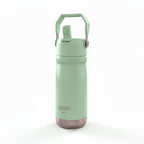 Garrafa Térmica Hiddra 550mL com Canudo  | Verde Claro