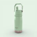 Garrafa Térmica Hiddra 550mL com Canudo  | Verde Claro
