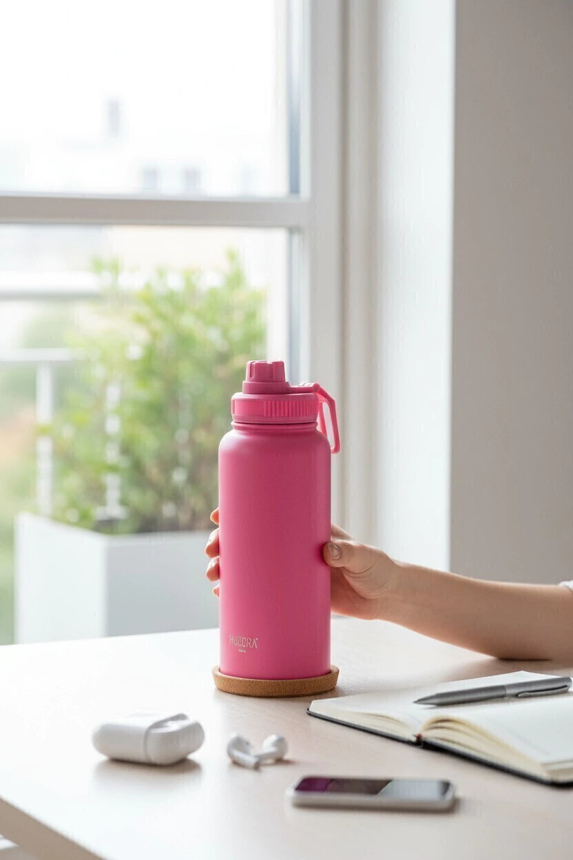 Garrafa Térmica Hiddra 1000ml - Rosa