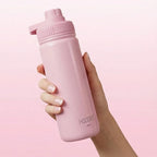 Garrafa Térmica Hiddra Perolada - 600ml Rosa Claro